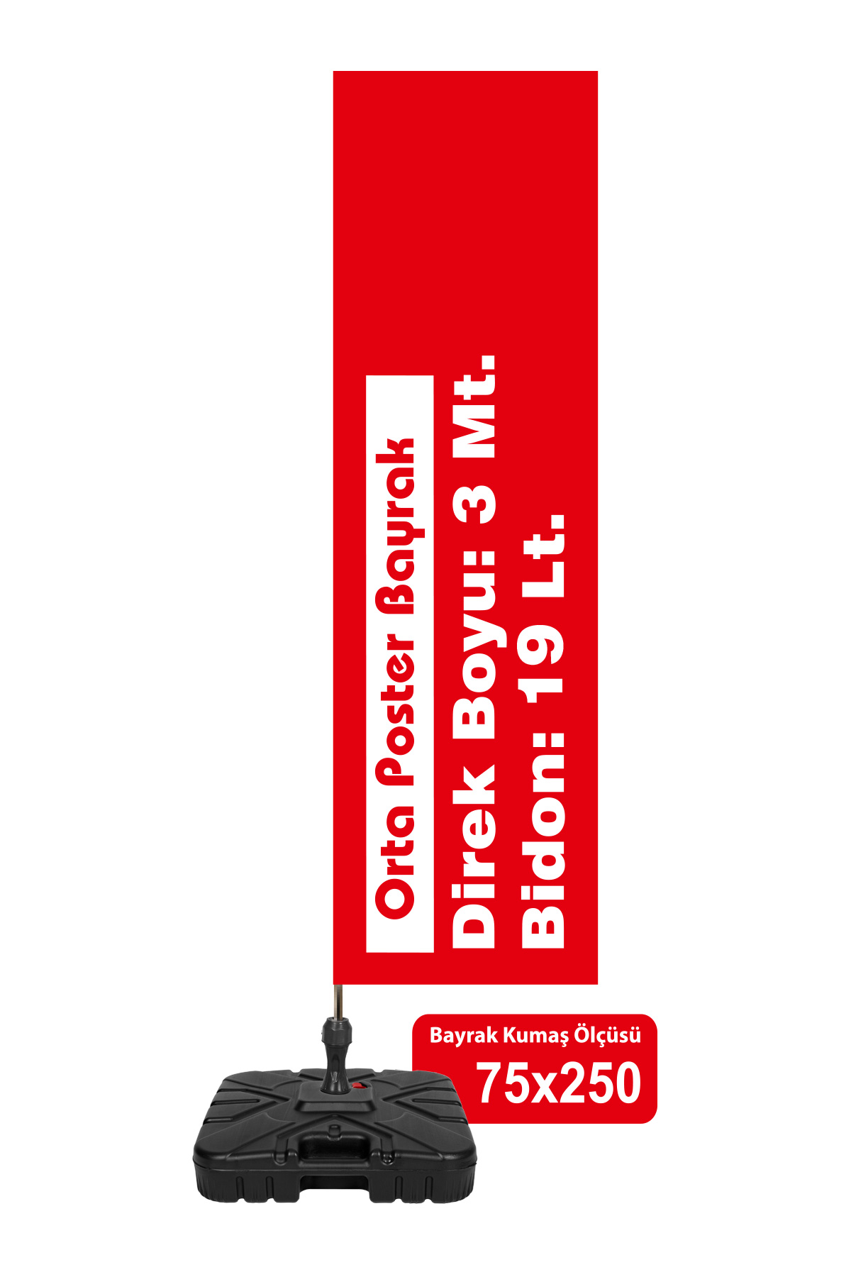  Orta Poster Bayrak