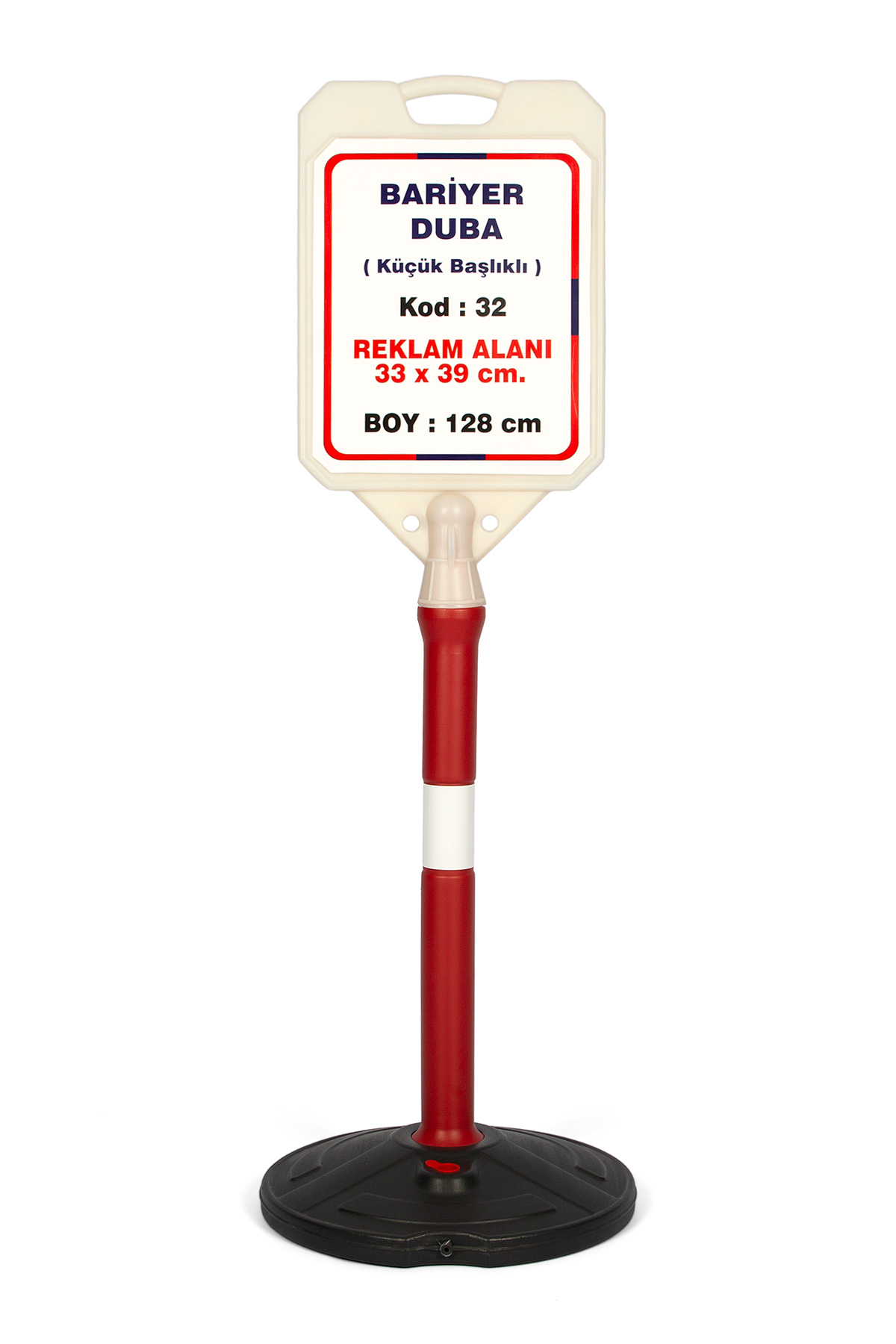  Bariyer Duba Küçük Başlık Beyaz